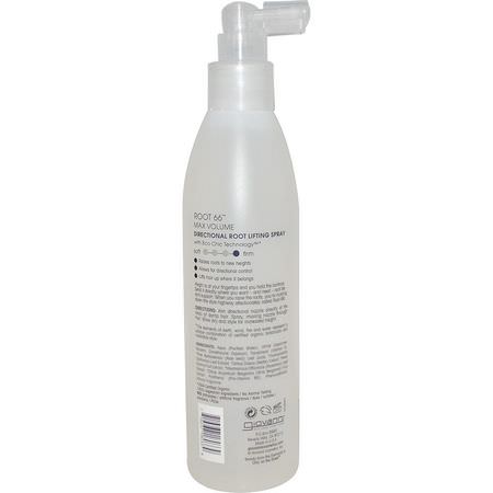Giovanni, Root 66, Max Volume, Directional Root Lifting Spray, 8.5 fl oz (250 ml):Style Spray, تصفيف الشعر
