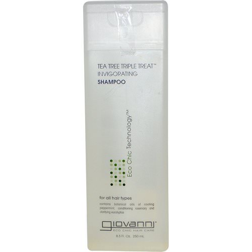 Giovanni, Tea Tree Triple Treat Invigorating Shampoo, 8.5 fl oz (250 ml) فوائد