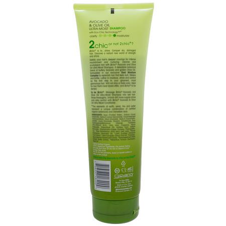 Giovanni, 2chic, Ultra-Moist Shampoo, for Dry, Damaged Hair, Avocado & Olive Oil, 8.5 fl oz (250 ml):شامب, العناية بالشعر