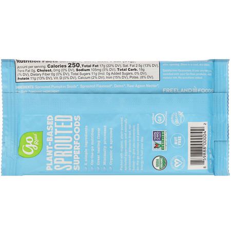 Go Raw, Organic, Pumpkin Seed Sprouted Bar, 1.8 oz (51 g):أشرطة التغذية