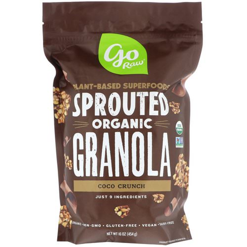 Go Raw, Organic Sprouted Granola, Coco Crunch, 16 oz (454 g) فوائد