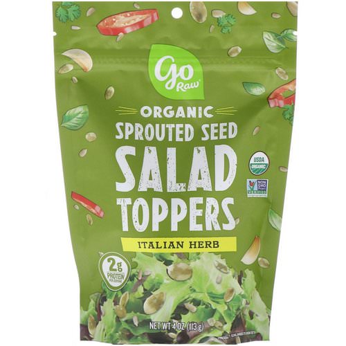 Go Raw, Organic, Sprouted Seed Salad Toppers, Italian Herb, 4 oz (113 g) فوائد
