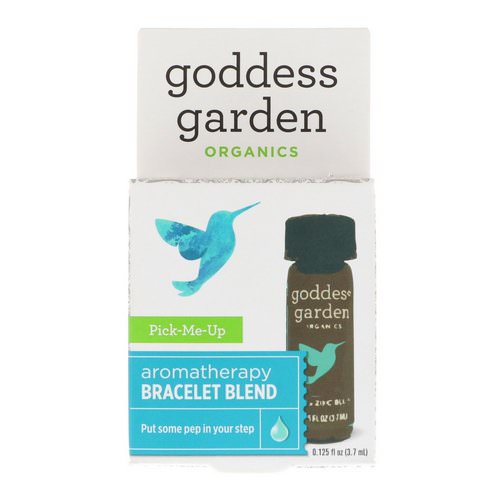 Goddess Garden, Organics, Pick-Me-Up, Aromatherapy Bracelet Blend, 0.125 fl oz (3.7 ml) فوائد