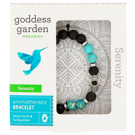 Goddess Garden, Organics, Serenity, Aromatherapy Bracelet, 1 Bracelet:الناشر,ن, الزي,ت العطرية