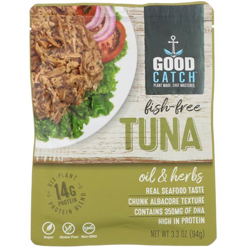 Good Catch, Fish-Free Tuna, Oil & Herbs, 3.3 oz (94 g) فوائد