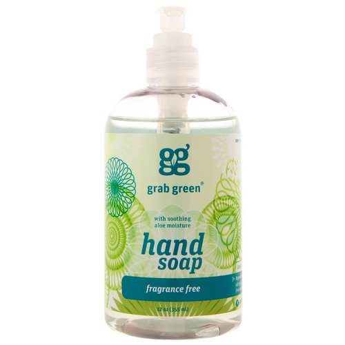 Grab Green, Hand Soap, Fragrance Free, 12 oz (355 ml) فوائد