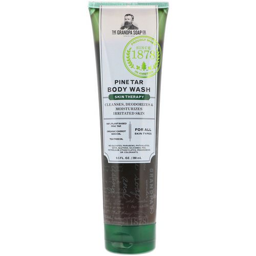 Grandpa's, Pine Tar Body Wash, Skin Therapy, 9.5 fl oz (280 ml) فوائد