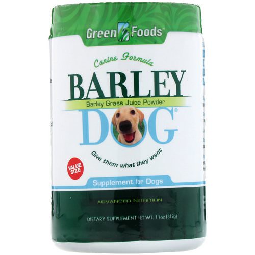 Green Foods, Barley Dog, 11 oz (312 g) فوائد