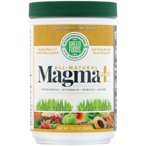Green Foods, All-Natural Magma Plus, 10.6 oz (300 g) فوائد