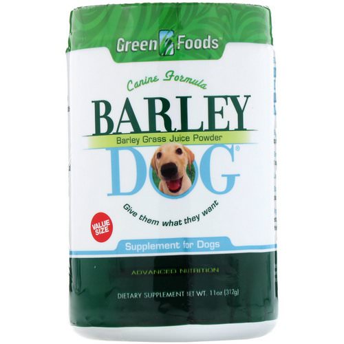 Green Foods, Barley Dog, 11 oz (312 g) فوائد