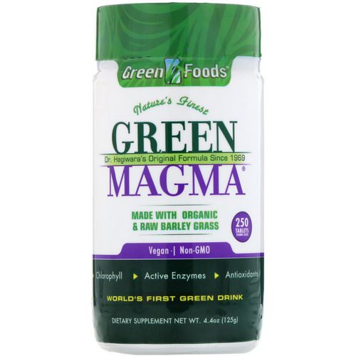 Green Foods, Green Magma, 500 mg, 250 Tablets فوائد