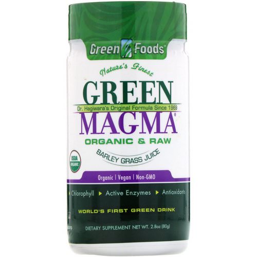 Green Foods, Green Magma, Barley Grass Juice, 2.8 oz (80 g) فوائد