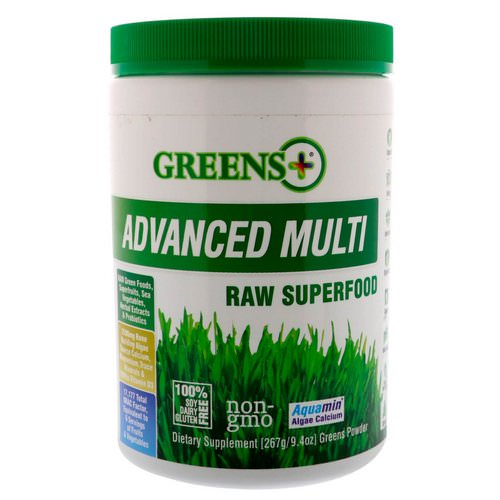 Greens Plus, Advanced Multi Raw Superfood, Greens Powder, 9.4 oz (276 g) فوائد
