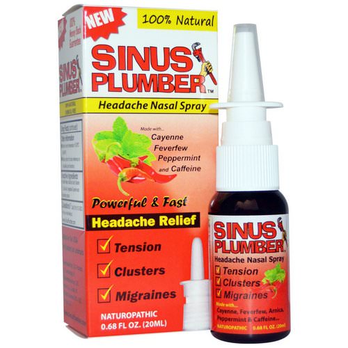 Greensations, Sinus Plumber, Headache Nasal Spray, 0.68 fl oz فوائد