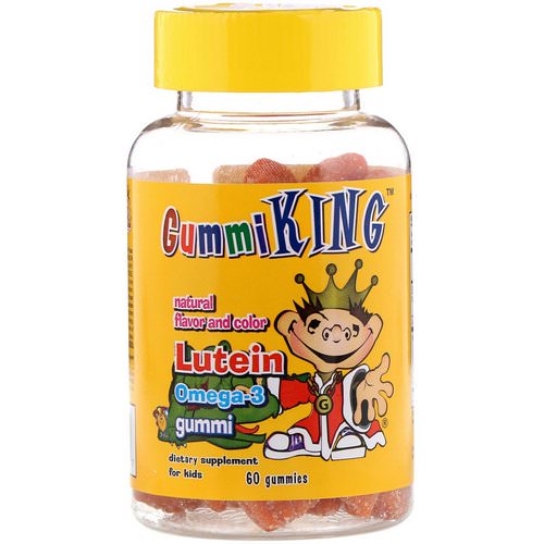 GummiKing, Lutein Omega-3 Gummi for Kids, 60 Gummies فوائد
