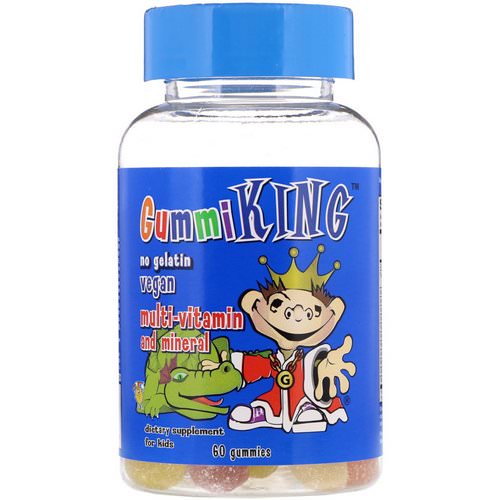 GummiKing, Multi-Vitamin & Mineral, For Kids, 60 Gummies فوائد