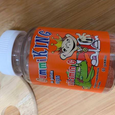 GummiKing Children's Vitamin C Cold Cough Flu - الأنفل,نزا ,السعال ,البرد ,المكملات الغذائية
