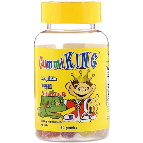 GummiKing, Vitamin D for Kids, 60 Gummies فوائد