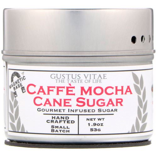 Gustus Vitae, Cane Sugar, Caffe Mocha, 1.9 oz (53 g) فوائد