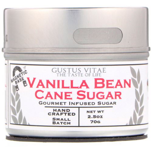 Gustus Vitae, Cane Sugar, Vanilla Bean, 2.5 oz (70 g) فوائد