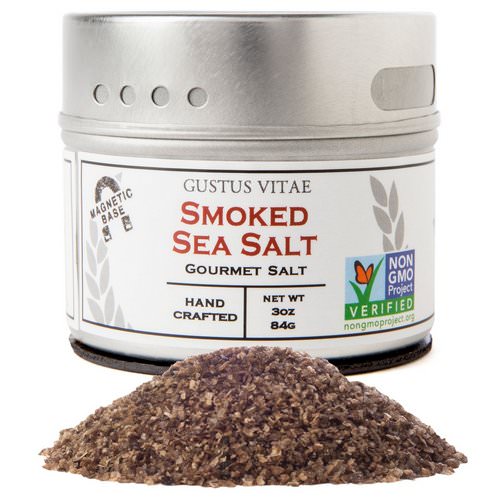 Gustus Vitae, Gourmet Salt, Natural Smoked Sea Salt, 3 oz (84 g) فوائد