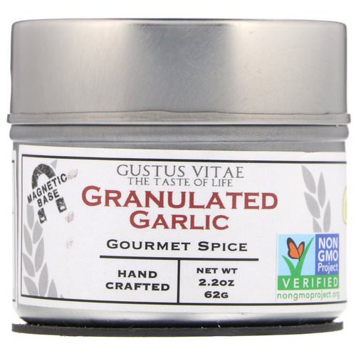 Gustus Vitae, Gourmet Spice, Granulated Garlic, 2.2 oz (62 g) فوائد