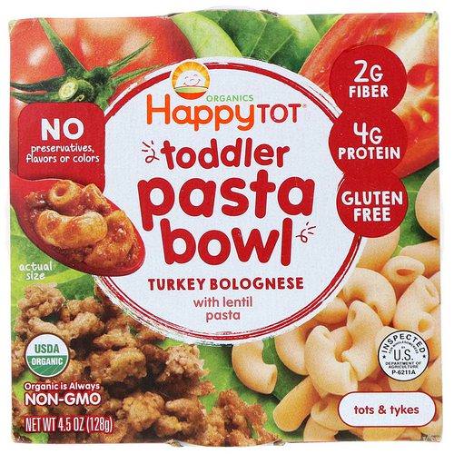 Happy Family Organics, Organics Happy Tot, Toddler Pasta Bowl, Turkey Bolognese, 4.5 oz (128 g) فوائد