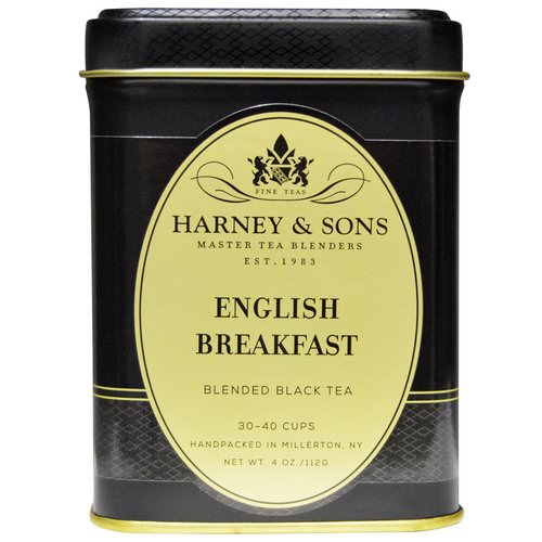 Harney & Sons, Black Tea, English Breakfast Blended, 4 oz (112 g) فوائد