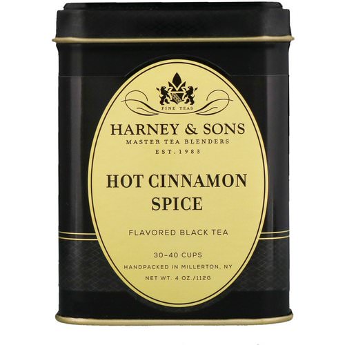 Harney & Sons, Black Tea, Hot Cinnamon Spice, 4 oz فوائد