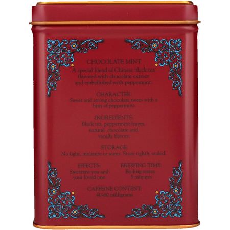 Harney & Sons, HT Tea Blend, Chocolate Mint, 20 Tea Sachets, 1.4 oz (40 g):الشاي الأس,د