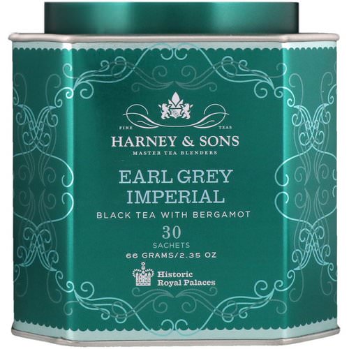 Harney & Sons, Earl Grey Imperial, Black Tea with Bergamot, 30 Sachets, 2.35 oz (66 g) Each فوائد