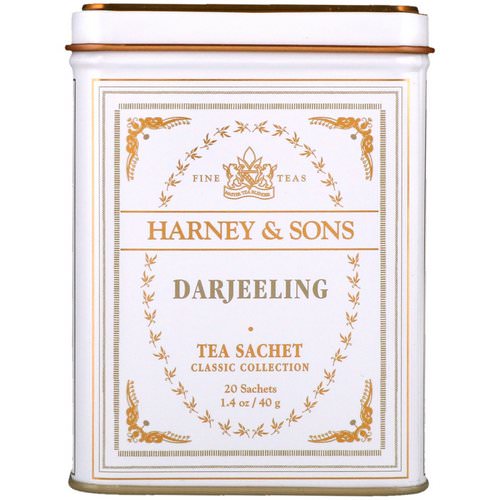 Harney & Sons, Fine Teas, Darjeeling, 20 Tea Sachets, 1.4 oz (40 g) فوائد