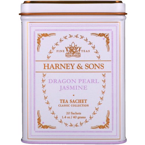 Harney & Sons, Fine Teas, Dragon Pearl Jasmine, 20 Tea Sachets, 1.4 oz (40 g) فوائد
