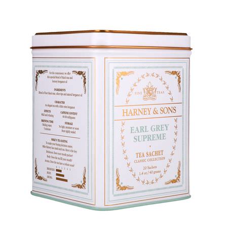Harney Sons Earl Grey Tea Black Tea - شاي أس,د, شاي إيرل غراي