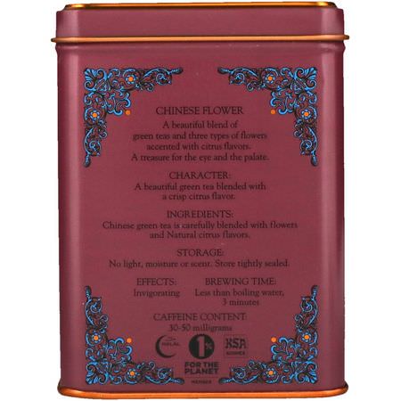 Harney & Sons, HT Tea Blend, Chinese Flower, 20 Tea Sachets, 1.4 oz (40 g):الشاي الأخضر