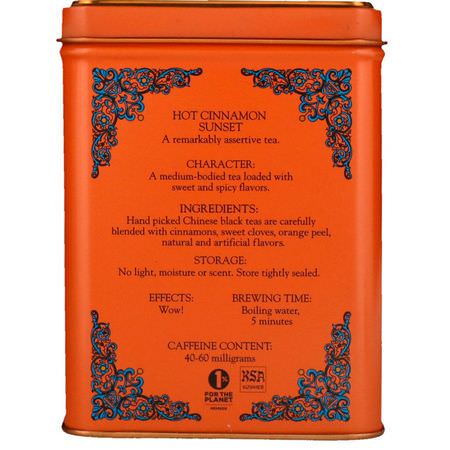 Harney & Sons, HT Tea Blend, Hot Cinnamon Sunset, 20 Tea Sachets, 1.4 oz (40 g):الشاي الأس,د