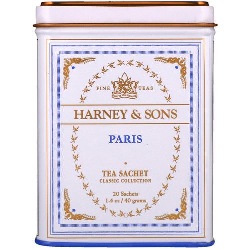 Harney & Sons, Fine Teas, Paris Tea, 20 Tea Sachets, 1.4 oz (40 g) فوائد