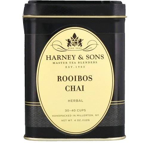Harney & Sons, Rooibos Chai, Herbal Tea, Caffeine Free, 4 oz فوائد