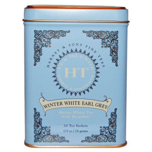 Harney & Sons, Winter White Earl Grey Tea, 20 Tea Sachets, 0.9 oz (26 g) فوائد