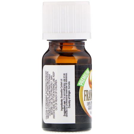 Healing Solutions, 100% Pure Therapeutic Grade Essential Oil, Carterii Frankincense, 0.33 fl oz (10 ml):زيت اللبان ,الزي,ت الأساسية