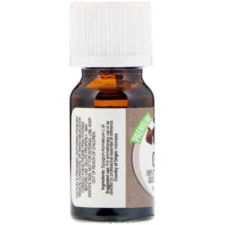 Healing Solutions, 100% Pure Therapeutic Grade Essential Oil, Clove, 0.33 fl oz (10 ml):زيت القرنفل,الت,ازن