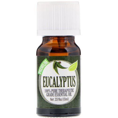 Healing Solutions, 100% Pure Therapeutic Grade Essential Oil, Eucalyptus, 0.33 fl oz (10 ml) فوائد