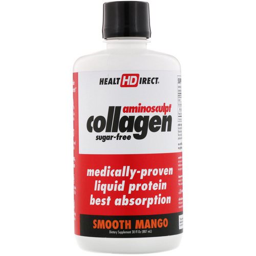 Health Direct, Amino Sculpt Collagen, Smooth Mango, 30 fl oz (887 ml) فوائد