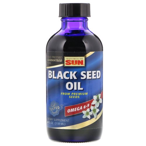 Health From The Sun, Black Seed Oil, 4 fl oz (118 ml) فوائد