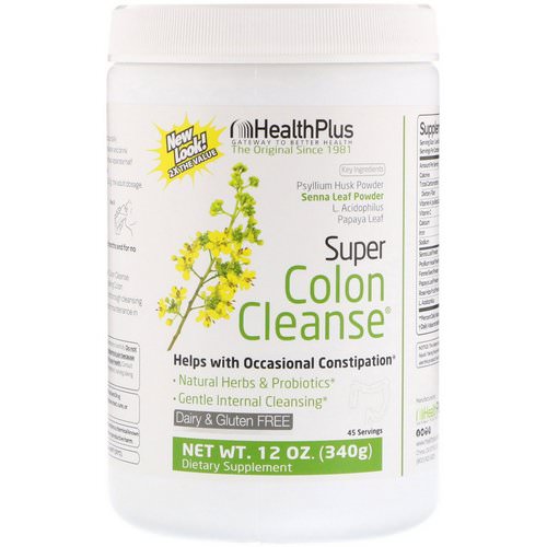 Health Plus, Super Colon Cleanse, 12 oz (340 g) فوائد