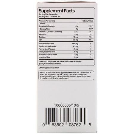 Health Plus, Super Colon Cleanse, 530 mg, 60 Capsules:تطهير الق,ل,ن, ملاحق