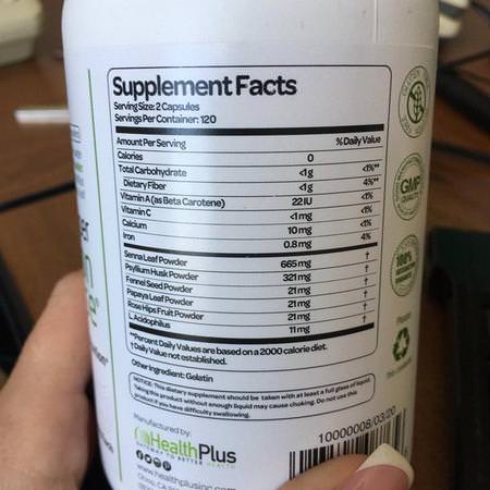 Health Plus, Super Colon Cleanse, 530 mg, 60 Capsules