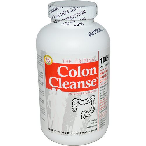 Health Plus, The Original Colon Cleanse, One, 625 mg, 200 Capsules فوائد