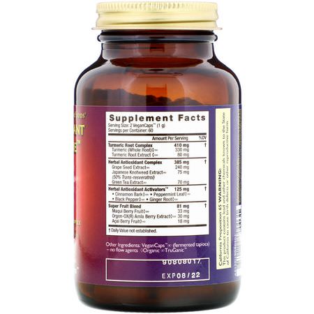 HealthForce Superfoods, Antioxidant Extreme, Version 8, 120 VeganCaps:مضادات الأكسدة ,مضادات الأكسدة