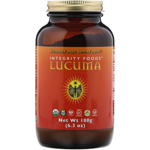 HealthForce Superfoods, Integrity Foods, Lucuma, 6.3 oz (180 g) فوائد